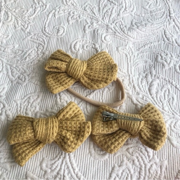 Infant Baby Girl Handmade Headband Lot Mixture - Picture 2 of 5